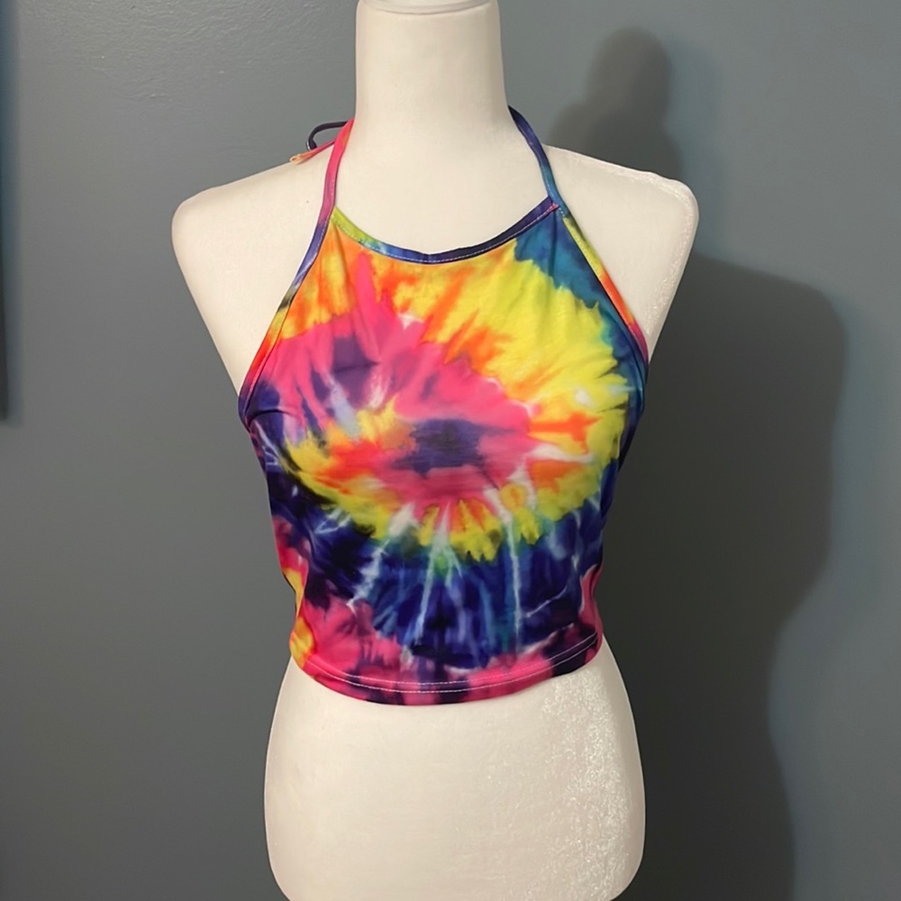 Everyone loves a tie dye halter top!